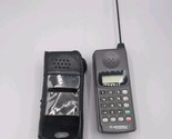 1996 Motorola Deluxe Alpha Model 13017 Pocket Flip Cell Phone Untested w... - $24.18