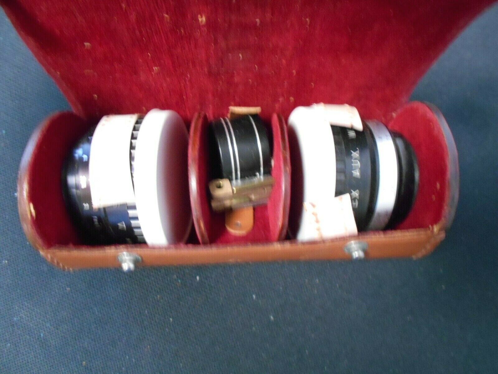Alpex Aux. Telephoto &amp; Aux. Wide Angle Lens, Series V w/caps,Viewfinder ... - $29.69