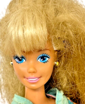 Vtg 1976 1966 Twist And Turn Barbie Doll Blonde Hair Blue Eyes Floral Mini Dress image 7