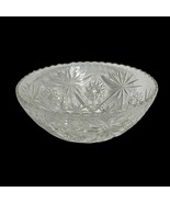 Early American Prescut Anchor Hocking Star of David Crystal Bowl 10In Vi... - €6,44 EUR