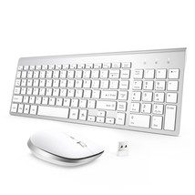 Wireless Keyboard And Mouse, Usb Slim Compact Keyboard With Number Pad, Ergonomi - £50.03 GBP