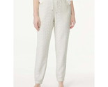 Joyspun Women&#39;s Plush Fleece Sleep Joggers, Size 3X (22W-24W) Color White - £15.82 GBP