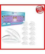 2 Sets of Clear Anti-Slip Silicone Eyeglass Nose Pads - Long Lasting Com... - $537.71 MXN