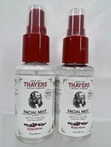 (2) Thayers Alcohol-free Facial Mist Rose Petal Witch Hazel L Aloe Vera 3oz - £5.86 GBP