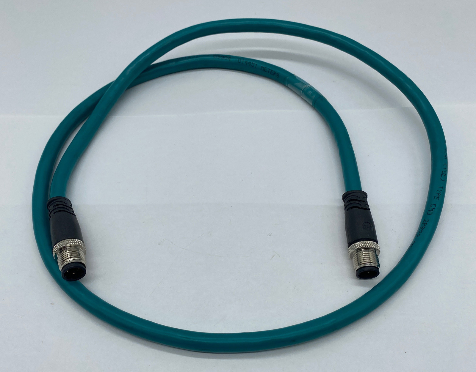 NEW Allen-Bradley 1585D-M4HBDM-1 Ethernet Media M12 Patchcord Cable 1M  - $28.50