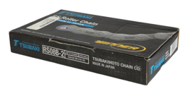 NEW TSUBAKI RS08B-2 / RS08B2 BS ROLLER CHAIN 240 LINKS 10FT/3.048M ISO60... - $140.00