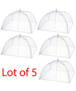 Lot 5 | 16&quot; Mesh Food Cover Protector Pop Up Tent Umbrella BBQ Outdoor Bugs - $21.74 CAD