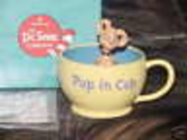 Hallmark Gallery Dr. Seuss PUP IN CUP Figurine Mint In Box First Edition - $59.39