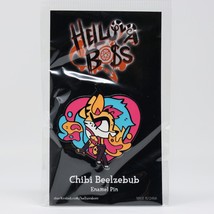 Helluva Boss Chibi Beelzebub Heart Enamel Pin Queen Bee - $49.99