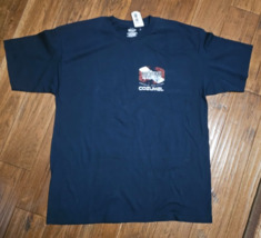 OXYGEN my Drug of Choice NWT Men&#39;s L Navy Tee Aquatic Addiction Dive T-S... - $364.34 MXN