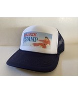 Karate Champ Hat Video Game Trucker Hat Adjustable Gamer Navy unworn vin... - $23.40 CAD