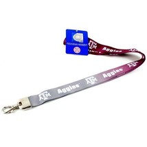 NCAA Texas A&amp;M Aggies Official Team Merch Ombre Lanyard w/ Keychain ID Holder - £8.75 GBP