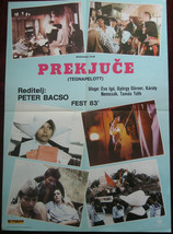 1982 Original Movie Poster Tegnapelött Bacso Day Before Yesterday Fest 8... - £23.71 GBP