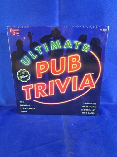 Primary image for Ultimate Pub Trivia Game University Games New Factory Sealed Team Trivia 