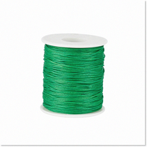 100 Yards Green Waxed Cotton Cords - Versatile DIY Jewelry String for Bracelets, - £15.59 GBP