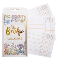 Bridge Scorecards, 75-pack - $21.92