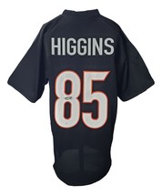 T-Shirt Higgins Signé Personnalisé Noir Pro-Style Football Jersey JSA ITP - £124.35 GBP