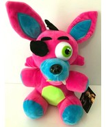 XLARGE 16&quot; FNAF FOXY PINK BLACKLIGHT NEON. LICENSED PLUSH. NWT - £19.03 GBP
