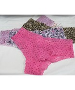 Victoria&#39;s Secret Panty Panties Underwear FLORAL LACIE CHEEKY Size Mediu... - £12.27 GBP