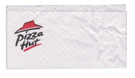 pizza hut paper napkin tissue from Cyprus for collectors - €1,30 EUR