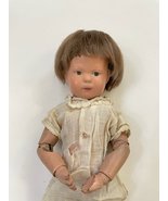11" Antique All Wood Schoenhut Doll Original Wig Fully Poseable Antique Chemise - $7,481.78 MXN