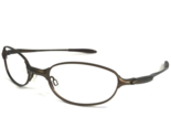 Vintage Oakley Gafas Monturas E Wire 2.1 Bronze 11-505 Marrón Mate 52-21... - $74.22