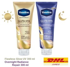 Set Vaseline Healthy Bright Gluta-Hya Day UV Lotion &amp; Overnight Radiance... - £27.20 GBP