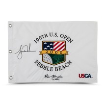 TIGER WOODS Autographed 2000 US Open Wire-to-Wire Inscribed Flag UDA LE 500 - $2,995.00