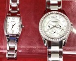 Lot of 2 Fossil Watches Riley ES2203 &amp; F2 Pearl Dial ES1110 Women’s Ladies - $39.55