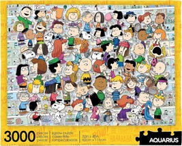 Aquarius Peanuts Cast Puzzle (3000 Piece Jigsaw Puzzle) - Officially Lic... - $50.39