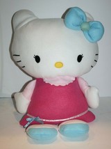 Hello Kitty Soft Pillow Fleece Plush Cat Big 21&quot; Toy Stuffed Valentines Day 2012 - £34.24 GBP