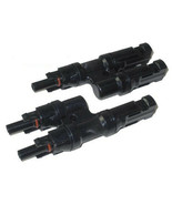 Tektrum 1 Pair PV Cable Branch Y Adapter Connector - Connection of Solar... - $14.95