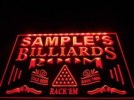 Customized Personal Name Billiards Room Illuminated Led Neon Sign Home Decor - £21.38 GBP+