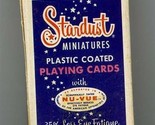 Stardust Miniature Nu Vue Tinted Playing Cards Made in USA - $11.88