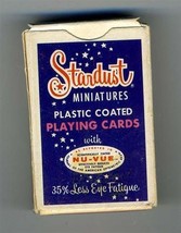 Stardust Miniature Nu Vue Tinted Playing Cards Made in USA - £9.31 GBP