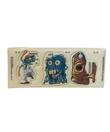 Topps Gum 1979 Monster Puffy Stickers Decal Vtg Horror Japan Derek Richa... - $29.65