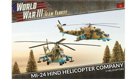 Mi-24 Hind Helicopter Company Soviet World War III Team Yankee Warsaw Pact - £52.55 GBP