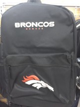 NFL 2024 NWT LICENSED Denver Broncos Backpack School Bag Book Laptop 18 ... - £18.46 GBP