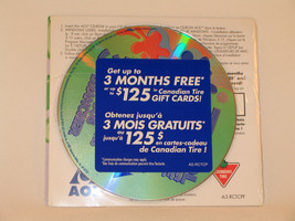RARE AOL CANADA 2003 CANADIAN TIRE PROMO CD 3 COOL WAYS - £19.64 GBP