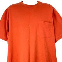 Duluth Trading Co Oversized Knit T-Shirt 2XL 54x36 Tall Fit Rust Gusset ... - £21.19 GBP