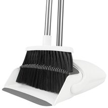 Versatile Broom &amp; Dustpan Set - Adjustable Handle for All Surface Cleaning - $47.47