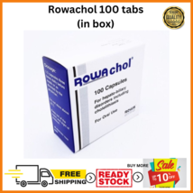 ROWACHOL 100&#39;s tab Hepato Biliary Disorders Cholelitiasis Gallstones Expiry 2027 - £25.34 GBP