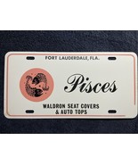 ZODIAC PISCES HOROSCOPE ASTROLOGY METAL CAR NOVELTY LICENSE PLATE AUTO TAG - $34.70 CAD