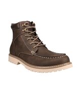 Izod Mens Boots Brown Lace Up Memory Foam Padded Collar Durable Upper - €55,40 EUR