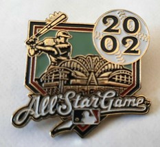 MLB ALL STAR Baseball Pin Milwaukee Brewers Miller Park Peter David Rare 2002 - £11.79 GBP