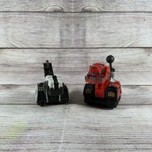 Lot Of 2 205 Mattel Dinotrux Gray D-Structs Red Ty-Rux Diecast Figures - £15.65 GBP