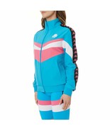 Kappa Football Cimanhi Track Jacket Blue Turkis Hot Pink Black - S - NWT  - $75.22 CAD