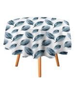 Watercolor Leaf Tablecloth Round Kitchen Dining for Table Cover Decor Home - €13,77 EUR+