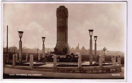 Gillingham England Postcard War Memorial Valentine 1926 - $2.96