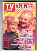 TV GUIDE July 15-21, 1995  X-Files Comic STEFAN PETRUCHA  #&#39;d 1395/2000 ... - £21.11 GBP